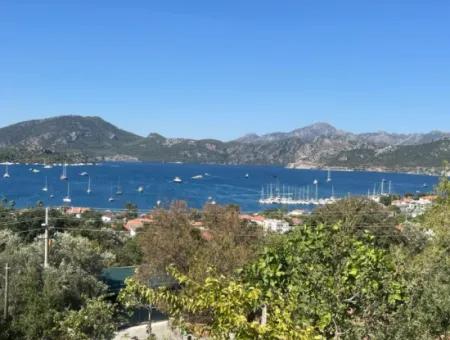 Land For Sale In Marmaris Selimiye Neighborhood With Sea View 5200M2 Suitable For The Construction Of 2 Villas Or Hotel Construction